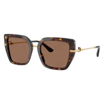 Dolce&Gabbana Woman Sunglass DG4474 - Frame color: Havana, Lens color: Dark Brown