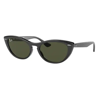 Ray-Ban Woman Sunglass RB4314N Nina - Frame color: Black, Lens color: G-15 Green