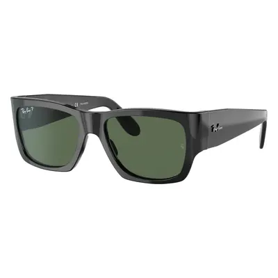 Ray-Ban Unisex Sunglass RB2187 Nomad - Frame color: Black, Lens color: G-15 Green