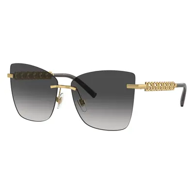 Dolce&Gabbana Woman Sunglass DG2289 - Frame color: Gold/Black, Lens color: Grey Gradient