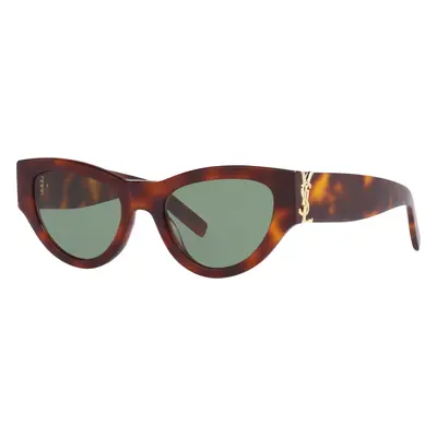 Saint Laurent Woman Sunglass SL M94 - Frame color: Brown, Lens color: Green