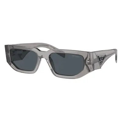 Prada Man Sunglass PR 09ZS - Frame color: Transparent Asphalt, Lens color: Dark Grey