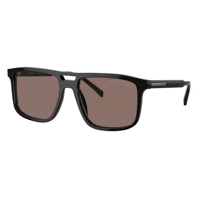 Prada Man Sunglass PR A22S - Frame color: Black, Lens color: Polar Brown