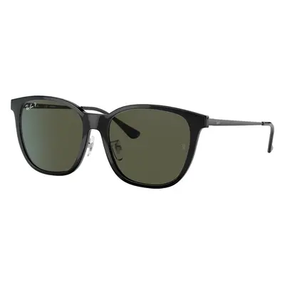 Ray-Ban Unisex Sunglass RB4333D - Frame color: Black, Lens color: G-15 Green