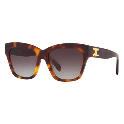 Celine Woman Sunglass Triomphe - Frame color: Tortoise, Lens color: Brown