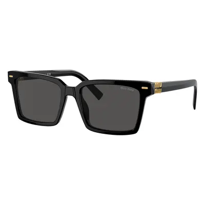 Miu Miu Woman Sunglass MU 13ZS - Frame color: Black, Lens color: Dark Grey