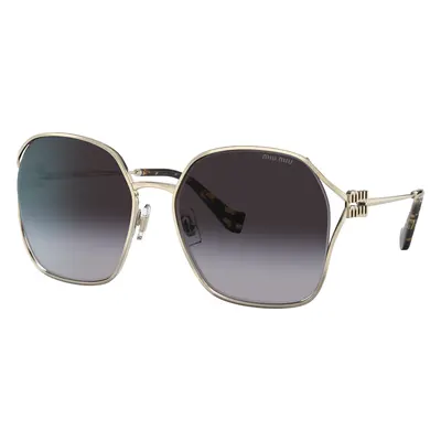 Miu Miu Woman Sunglass MU 52WS - Frame color: Pale Gold, Lens color: Grey Gradient