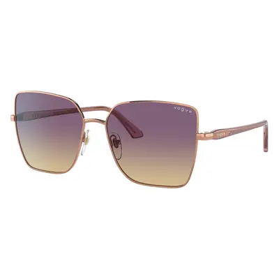 Vogue Eyewear Woman Sunglass VO4199S - Frame color: Rose Gold, Lens color: Yellow Gradient Viol