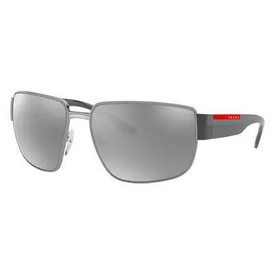 Prada Linea Rossa Man Sunglass PS 56VS - Frame color: Gunmetal, Lens color: Light Grey Mirror S