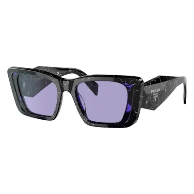 Prada Woman Sunglass PR 08YS - Frame color: Havana Black/White, Lens color: Violet