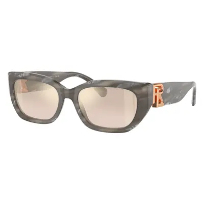 Ralph Lauren Woman Sunglass RL8222 THE BRIDGET - Frame color: Oystershell Black, Lens color: Br