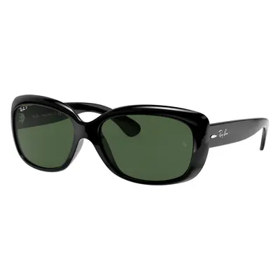 Ray-Ban Woman Sunglass RB4101 Jackie Ohh - Frame color: Black, Lens color: G-15 Green