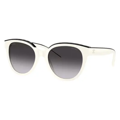 Chanel Woman Sunglass CH5414A Square Sunglasses CH5414A - Frame color: White And Black, Lens co