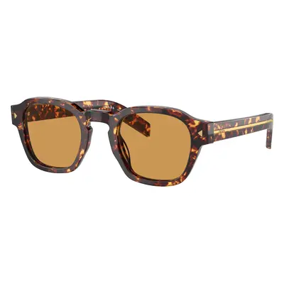 Prada Man Sunglass PR A16S - Frame color: Magma Tortoise, Lens color: Light Brown Photo