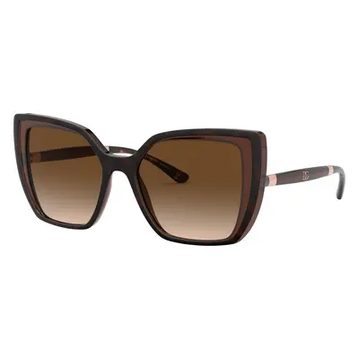 Dolce&Gabbana Woman Sunglass DG6138 - Frame color: Havana On Transparent Brown, Lens color: Bro