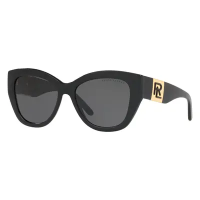 Ralph Lauren Woman Sunglass RL8175 - Frame color: Shiny Black, Lens color: Dark Grey