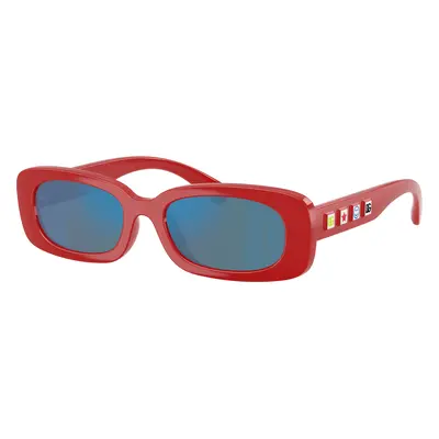 Dolce&Gabbana Unisex Sunglass DX6006U - Frame color: Red, Lens color: Dark Grey Mirror Blue