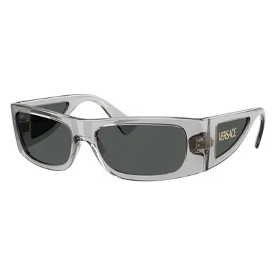 Versace Man Sunglass VE4482 - Frame color: Transparent Grey, Lens color: Dark Grey