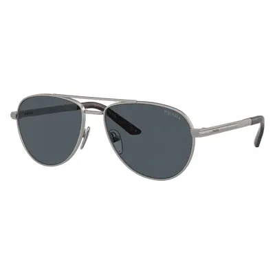 Prada Man Sunglass PR A54S - Frame color: Matte Gunmetal, Lens color: Dark Grey