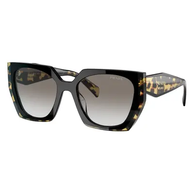 Prada Woman Sunglass PR 15WS - Frame color: Black/Medium Tortoise, Lens color: Grey Gradient