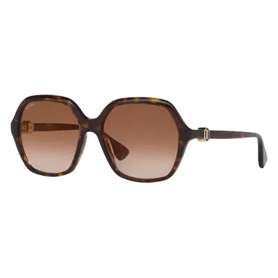 Cartier Woman Sunglass CT0470S - Frame color: Tortoise, Lens color: Brown