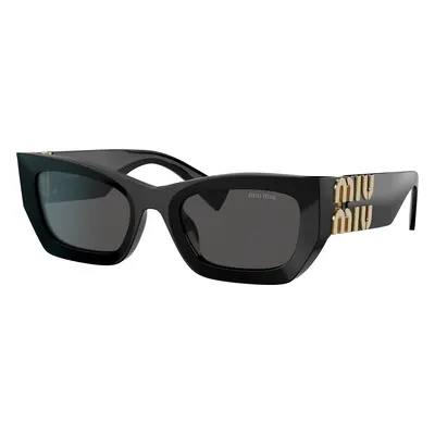 Miu Miu Woman Sunglass MU 09WS Runway - Frame color: Black, Lens color: Dark Grey