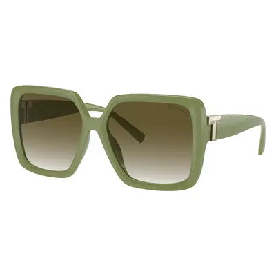 Tiffany & Co. Woman Sunglass TF4206U - Frame color: Khaki, Lens color: Light Grey Gradient Gree