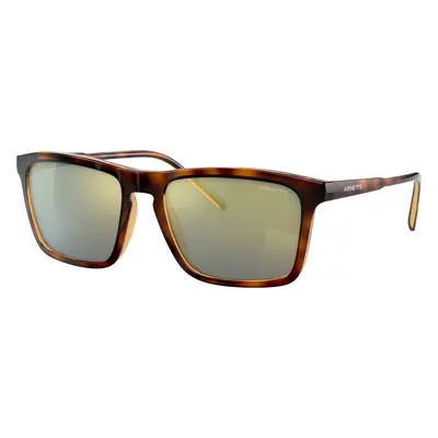 Arnette Man Sunglass AN4283 Shyguy - Frame color: Havana, Lens color: Emerald Iridium