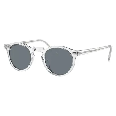 Oliver Peoples Unisex Sunglass OV5217S Gregory Peck Sun - Frame color: Crystal, Lens color: Blu