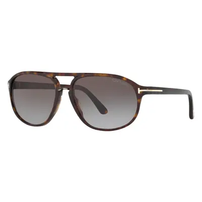 Tom Ford Man Sunglass Ft0447 Jacob - Frame color: Brown Yellow, Lens color: Grey Green