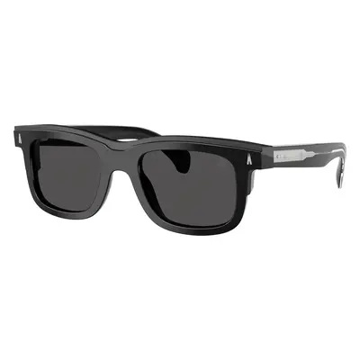 Moncler Unisex Sunglass ME6004 Claro - Frame color: Shiny Black, Lens color: Dark Grey