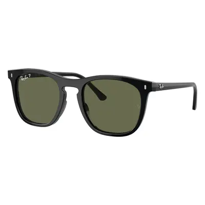 Ray-Ban Unisex Sunglass RB2210F - Frame color: Black, Lens color: Green