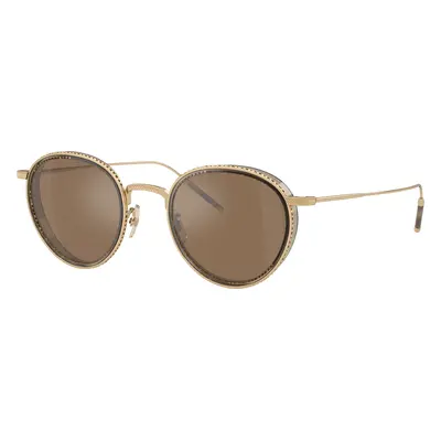 Oliver Peoples Unisex Sunglass OV1318ST TK-8 Sun Gold Plated - Frame color: 18k Gold Plated, Le