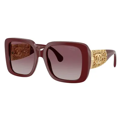 Chanel Woman Sunglass CH5532A Square Sunglasses CH5532A - Frame color: Bordeaux, Lens color: Gr