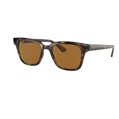 Ray-Ban Unisex Sunglass RB4323 - Frame color: Light Havana, Lens color: B-15 Brown