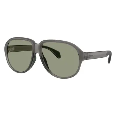 Moncler Unisex Sunglass ME8001 Halcyonne - Frame color: Matte Grey, Lens color: Green