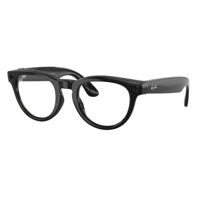 Ray-Ban Unisex RW4009F Ray-Ban | Meta Low Bridge Fit Headliner - Frame color: Black, Lens colo