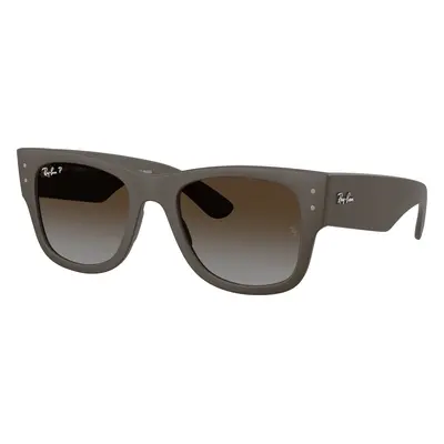 Ray-Ban Unisex Sunglass RB4840S Mega Wayfarer Liteforce - Frame color: Sand Brown, Lens color: 