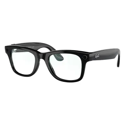 Ray-Ban Unisex RW4006 Ray-Ban | Meta Wayfarer - Frame color: Black, Lens color: Clear