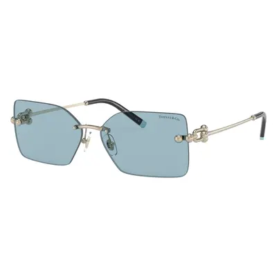 Tiffany & Co. Woman Sunglass TF3088 - Frame color: Pale Gold, Lens color: Blue