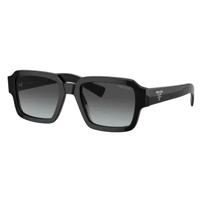 Prada Man Sunglass PR 02ZS - Frame color: Black, Lens color: Graphite Sfumato Cristallo