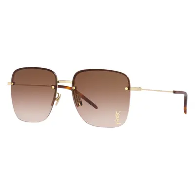 Saint Laurent Woman Sunglass SL 312 M - Frame color: Gold, Lens color: Gold