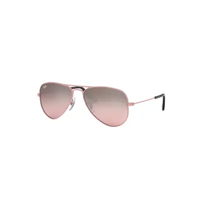 Ray-Ban Unisex Sunglass RB9506S Aviator Kids - Frame color: Pink, Lens color: Pink