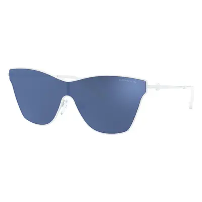 Michael Kors Woman Sunglass MK1063 Larissa - Frame color: White, Lens color: Chambray Blue Mirr