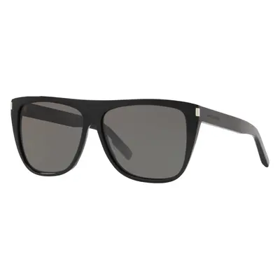 Saint Laurent Unisex Sunglass SL 1 K - Frame color: Black, Lens color: Brown