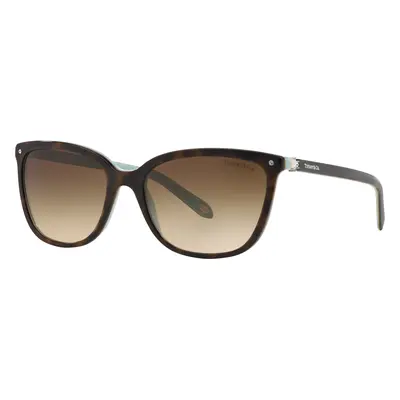 Tiffany & Co. Woman Sunglass TF4105HB - Frame color: Havana, Lens color: Brown Gradient