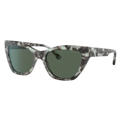 Emporio Armani Woman Sunglass EA4176 - Frame color: Shiny Blue Havana, Lens color: Green