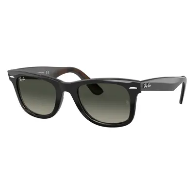 Ray-Ban Unisex Sunglass RB2140 Original Wayfarer Color Mix - Frame color: Grey On Havana, Lens 