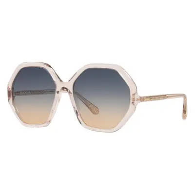 Chloé Unisex Sunglass CH0008S - Frame color: Pink, Lens color: Green Gradient