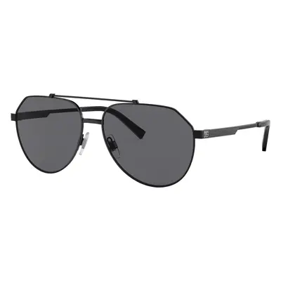 Dolce&Gabbana Man Sunglass DG2288 - Frame color: Matte Black, Lens color: Grey Polar